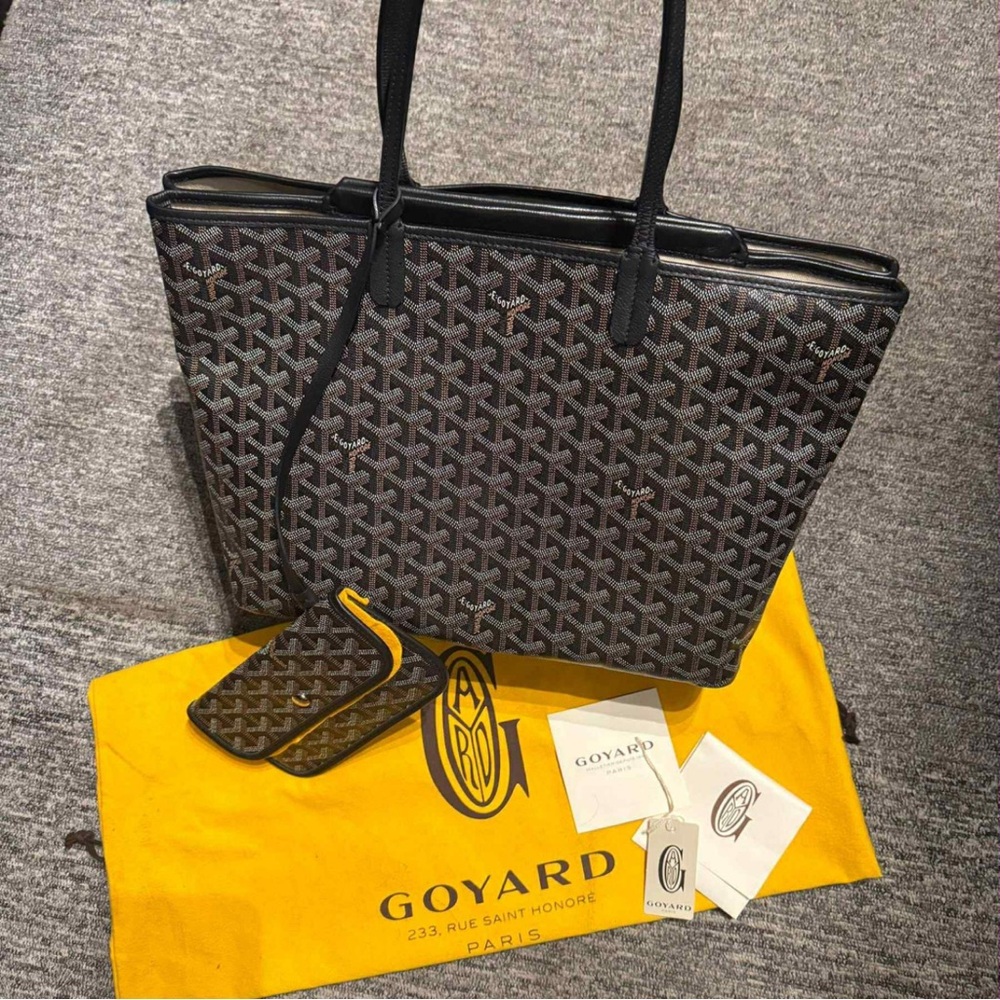 Goyard Ebony and Black Tote Bag